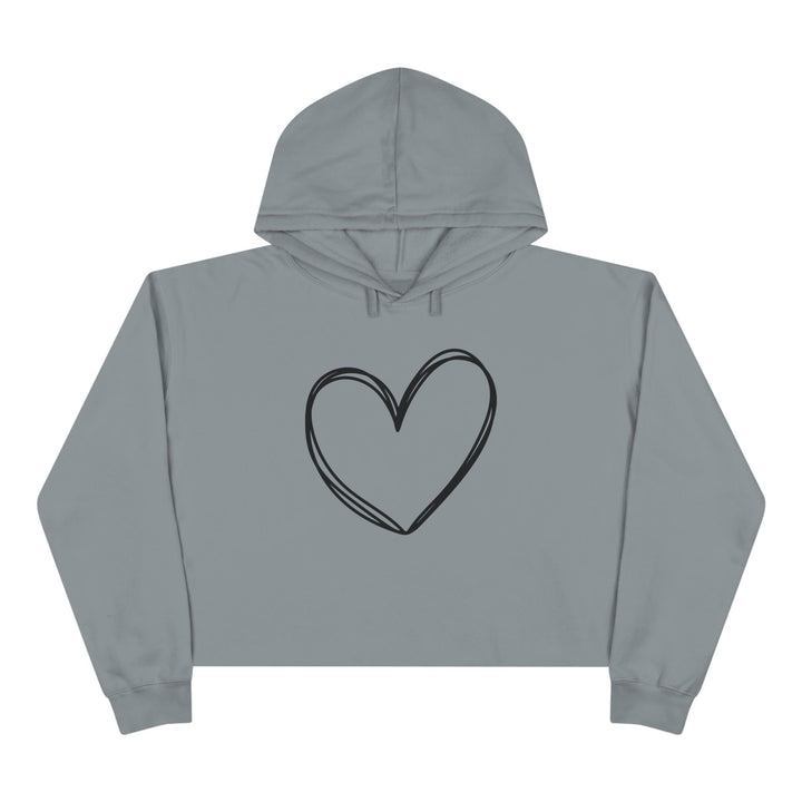 Heart - Crop Hoodie