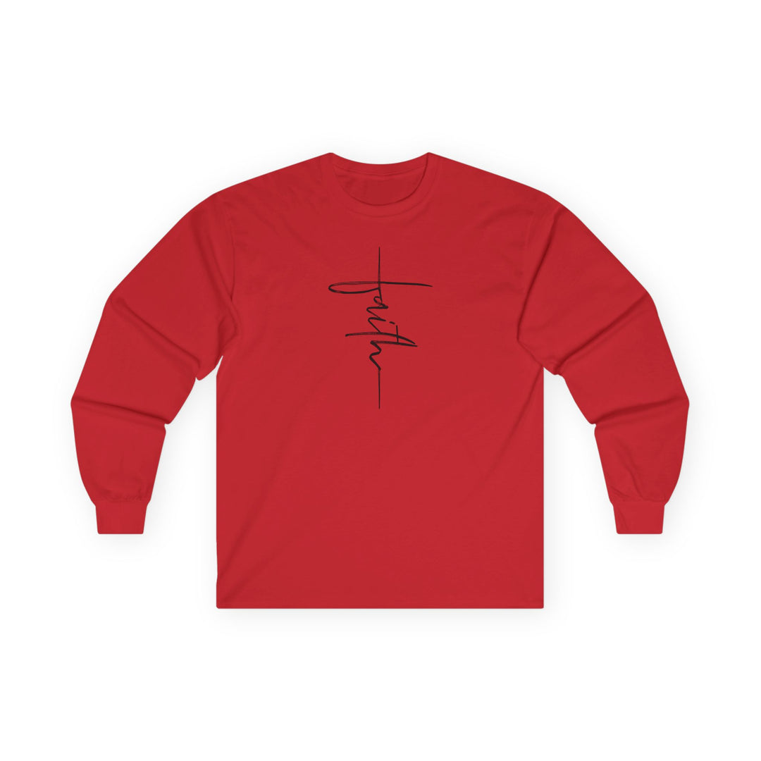 Faith Cross - Unisex Ultra Cotton Long Sleeve Tee