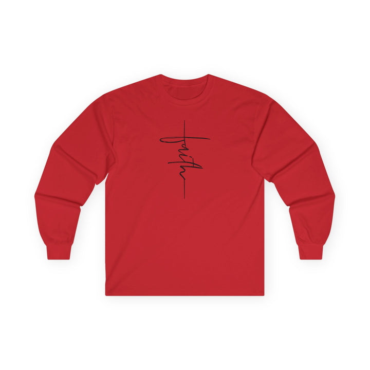 Faith Cross - Unisex Ultra Cotton Long Sleeve Tee