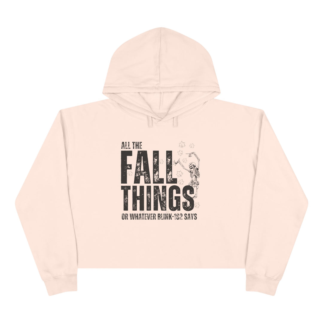 All The Fall Things - Crop Hoodie