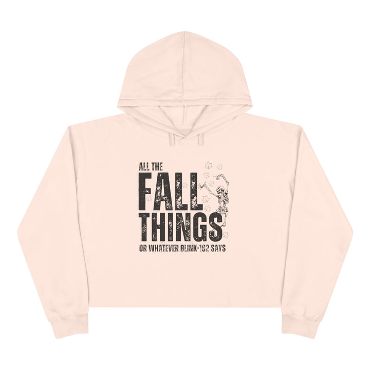 All The Fall Things - Crop Hoodie