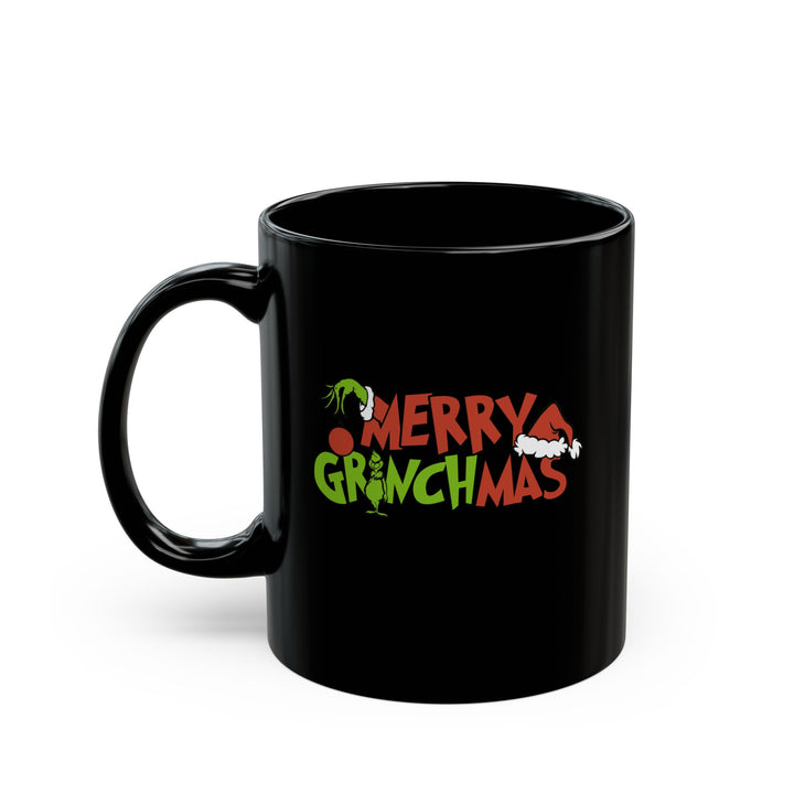 Merry Grinchmas - Black Mug (11oz, 15oz)
