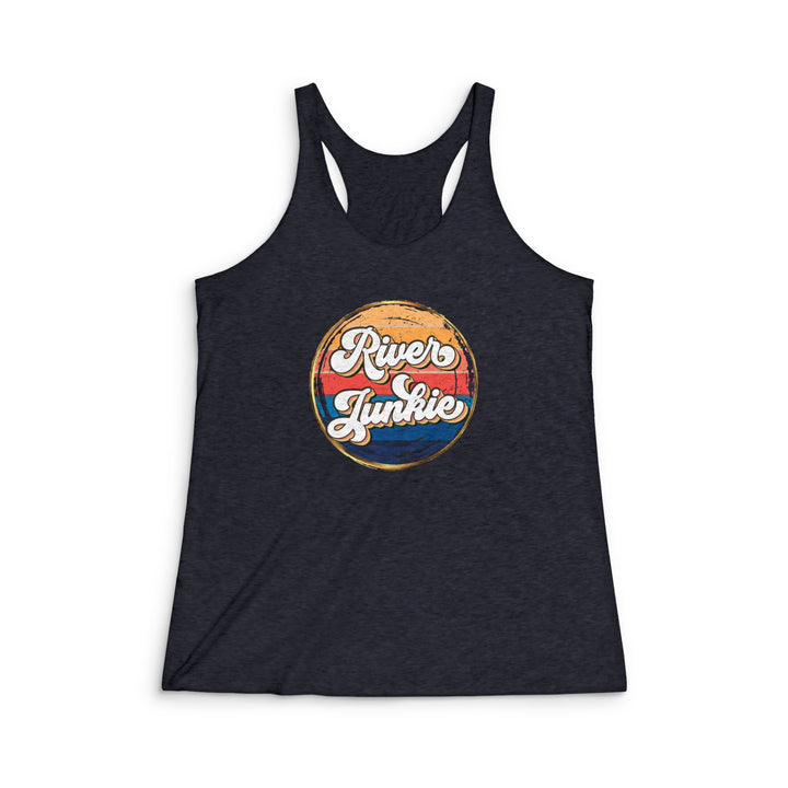 River Junkie - Women's Tri-Blend Racerback Tank