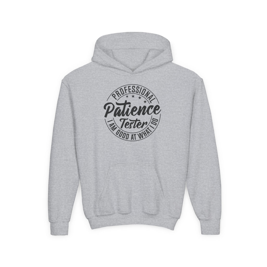Professional Patience Tester - Youth Heavy Blend Hooded Sweatshirt