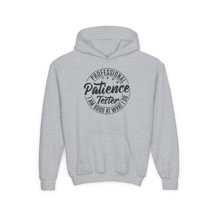 Professional Patience Tester - Youth Heavy Blend Hooded Sweatshirt