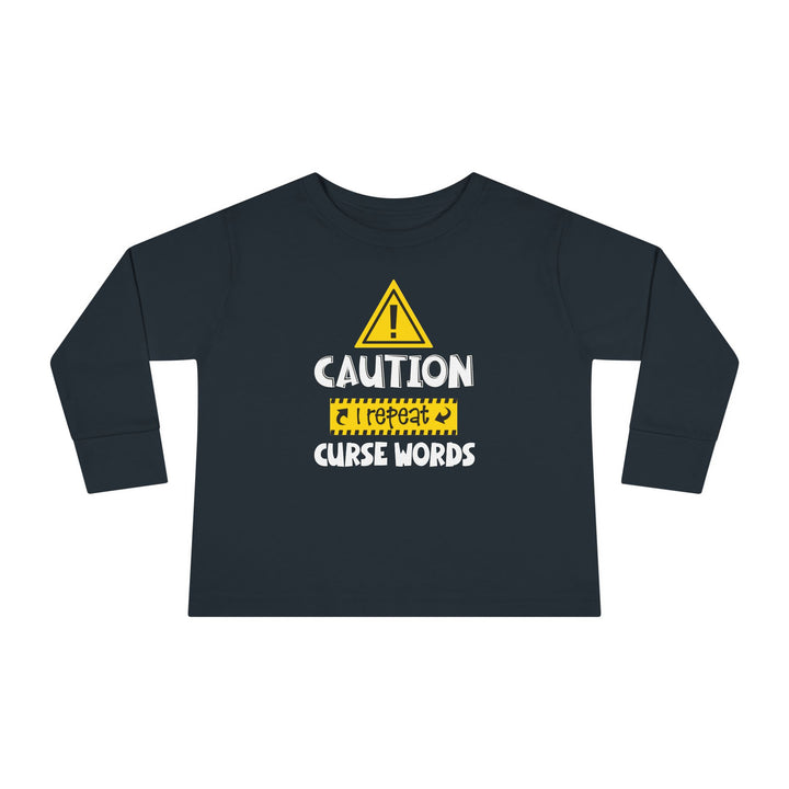Caution - Toddler Long Sleeve Tee