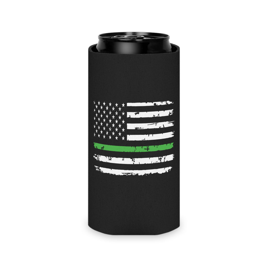 Green Line Flag - Can Cooler