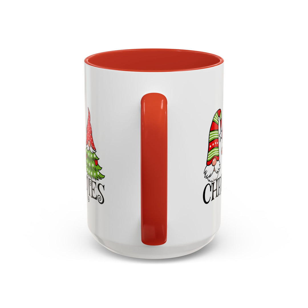 Christmas With My Gnomies - Accent Coffee Mug (11, 15oz)