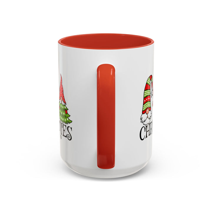 Christmas With My Gnomies - Accent Coffee Mug (11, 15oz)