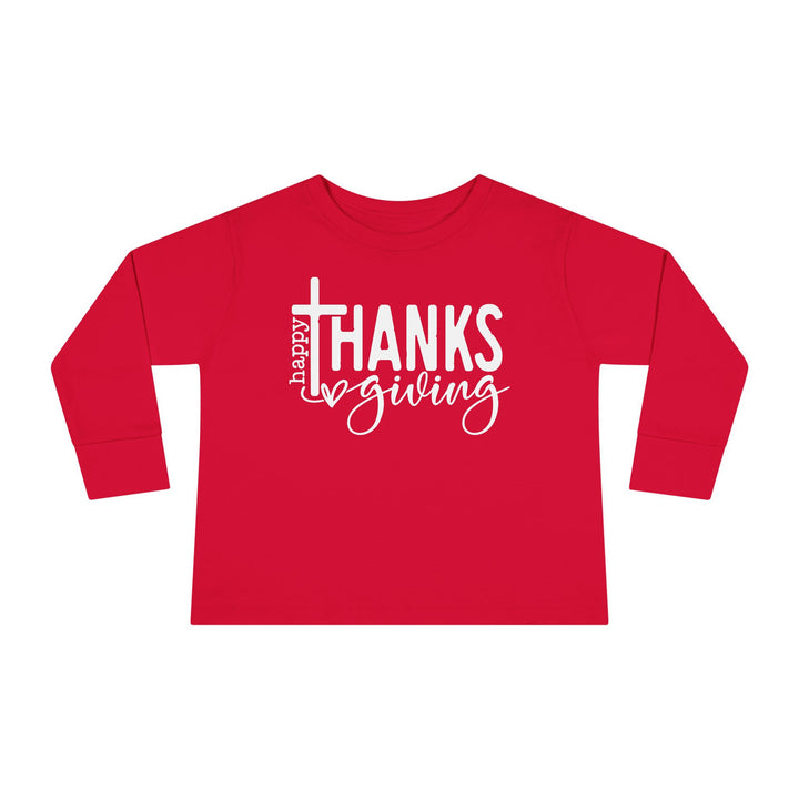 Thanksgiving Cross - Toddler Long Sleeve Tee