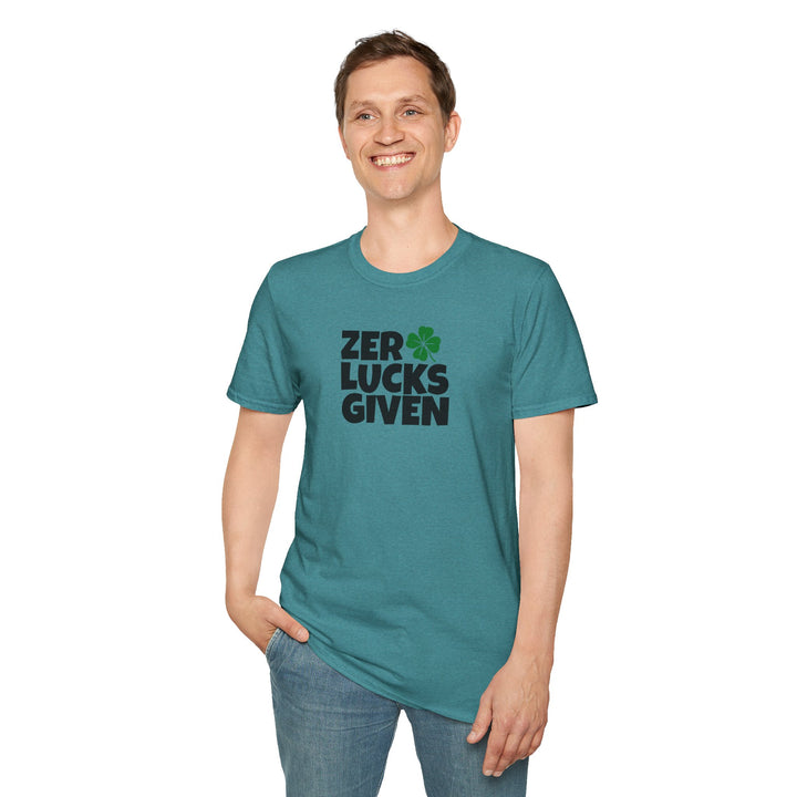 Zero Lucks Given - Unisex Softstyle T-Shirt