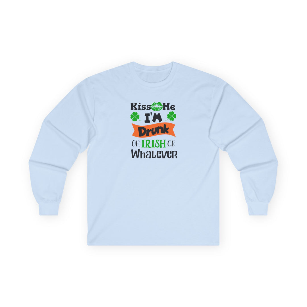 Kiss Me I'm Drunk - Unisex Ultra Cotton Long Sleeve Tee