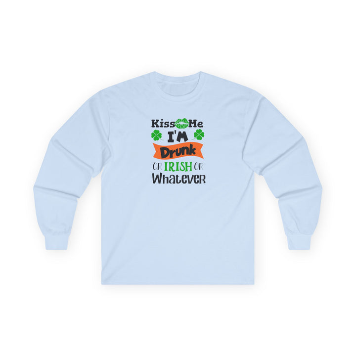Kiss Me I'm Drunk - Unisex Ultra Cotton Long Sleeve Tee