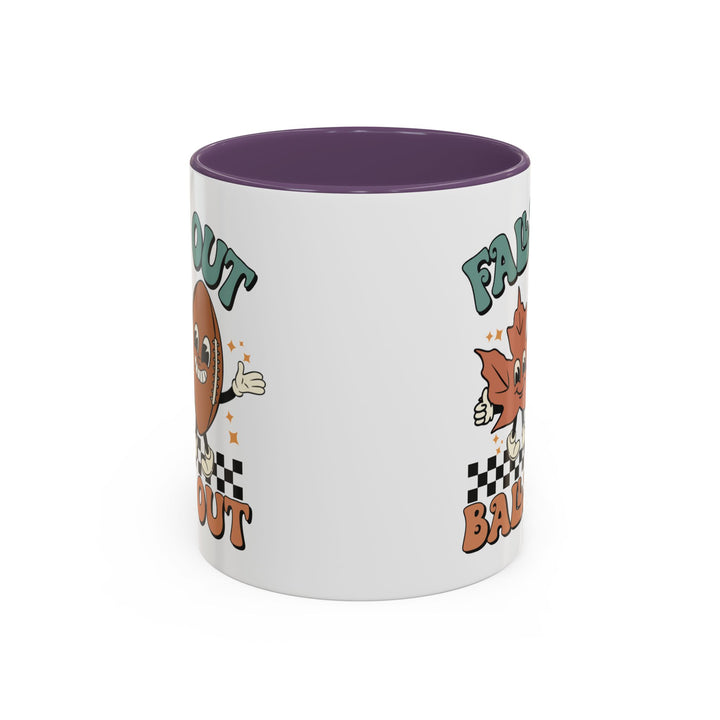 Falls Out Balls Out - Accent Coffee Mug (11, 15oz)