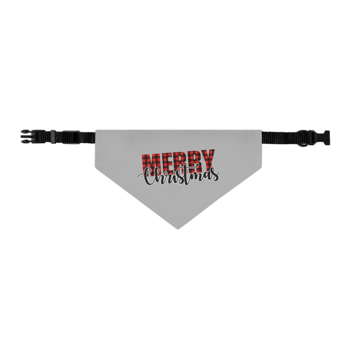 Red Buffalo Merry Christmas - Pet Bandana Collar