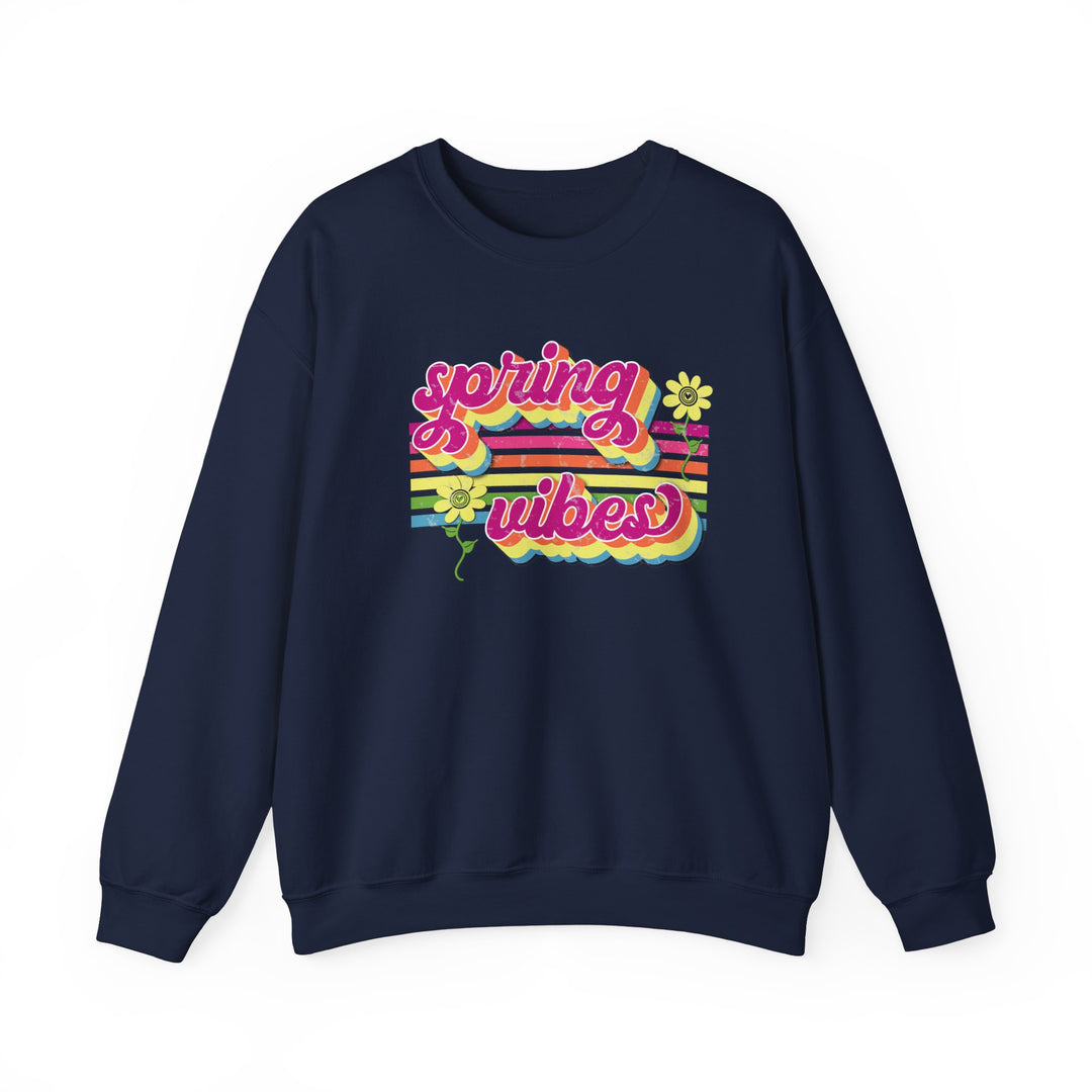 Spring Vibes Retro - Unisex Heavy Blend™ Crewneck Sweatshirt
