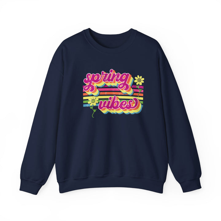 Spring Vibes Retro - Unisex Heavy Blend™ Crewneck Sweatshirt
