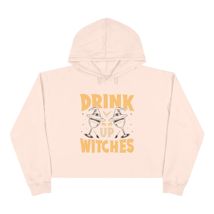 Drink Up Witches - Crop Hoodie