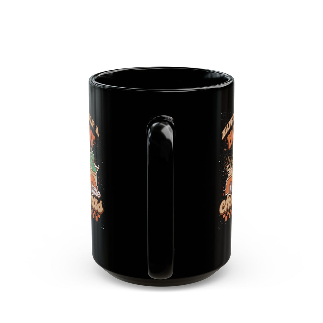 Howdy Christmas - Black Mug (11oz, 15oz)