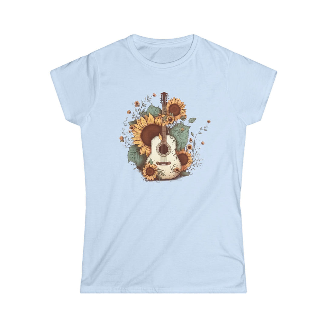 Sunflower Guitar - Women's Softstyle Tee