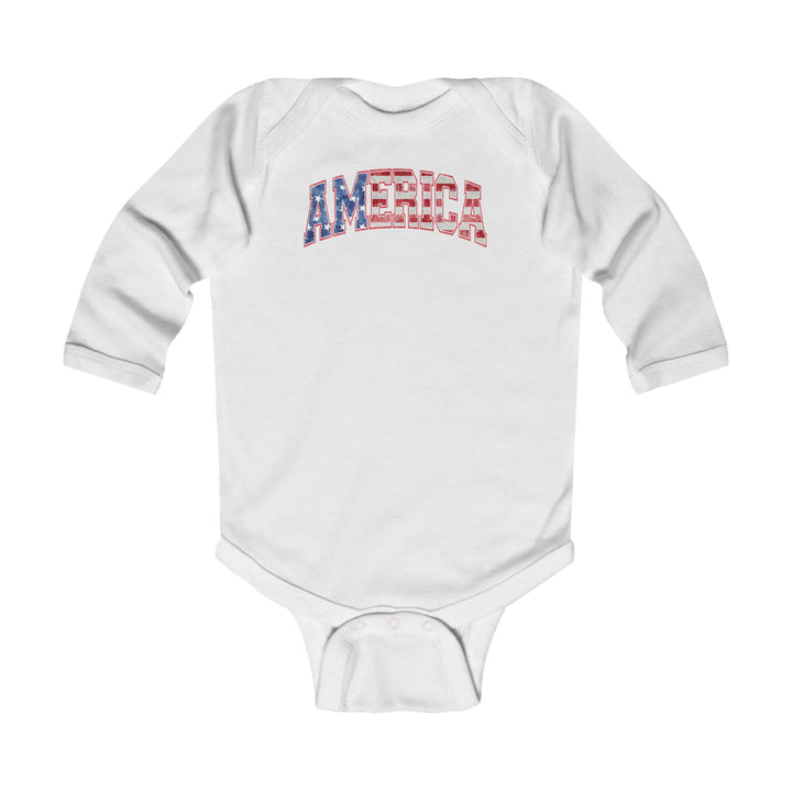 America - Infant Long Sleeve Bodysuit
