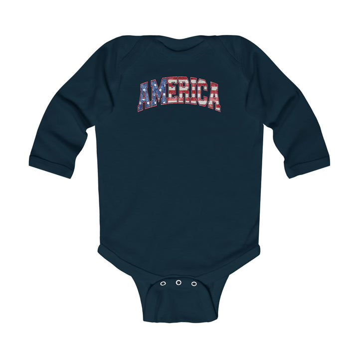 America - Infant Long Sleeve Bodysuit