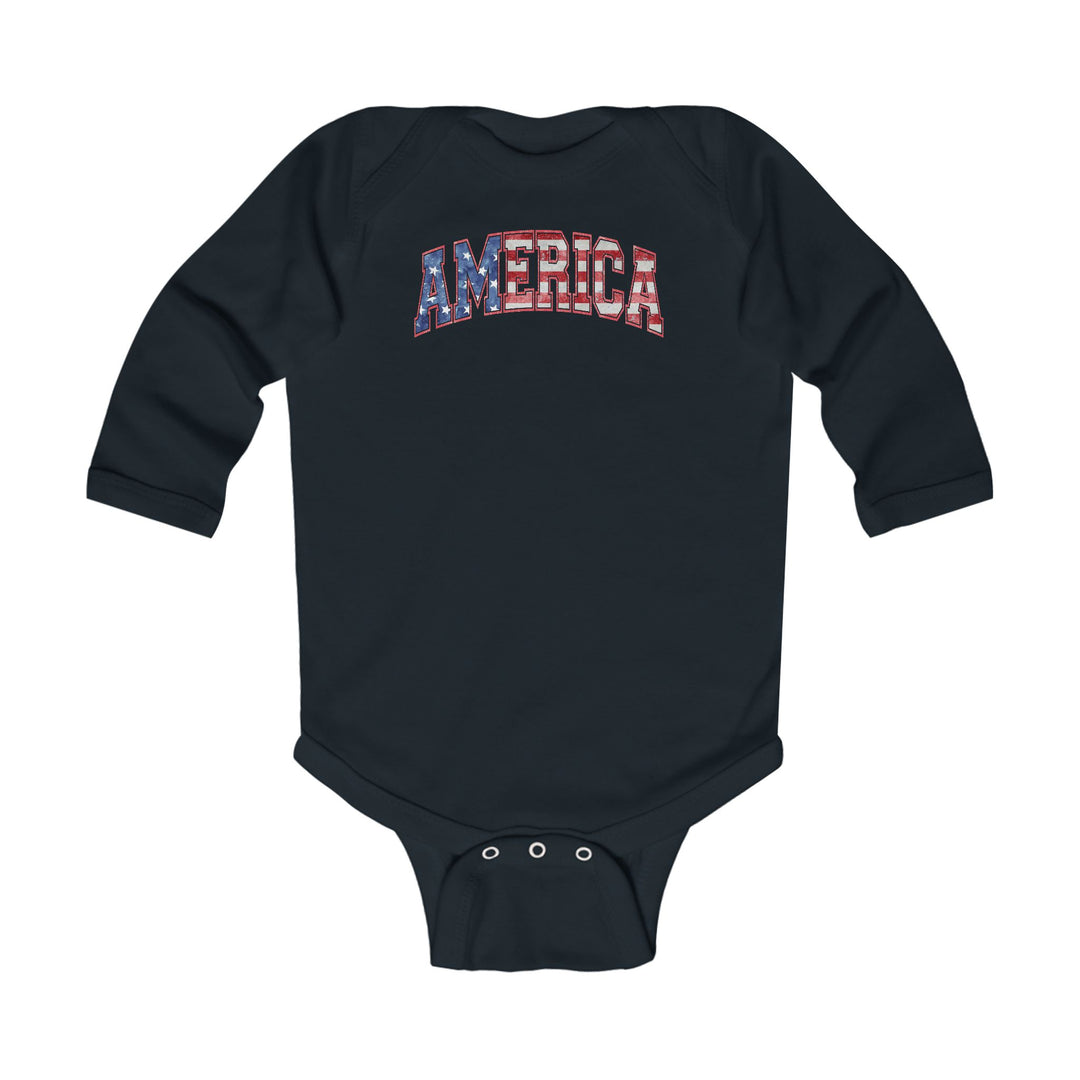 America - Infant Long Sleeve Bodysuit