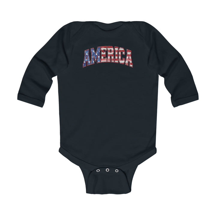 America - Infant Long Sleeve Bodysuit