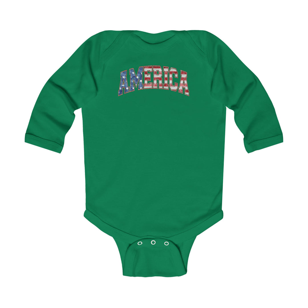 America - Infant Long Sleeve Bodysuit