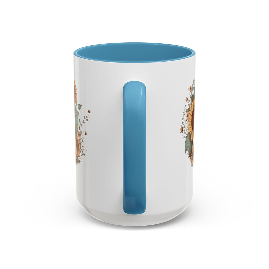 Sunflower Guitar - Accent Coffee Mug (11, 15oz)