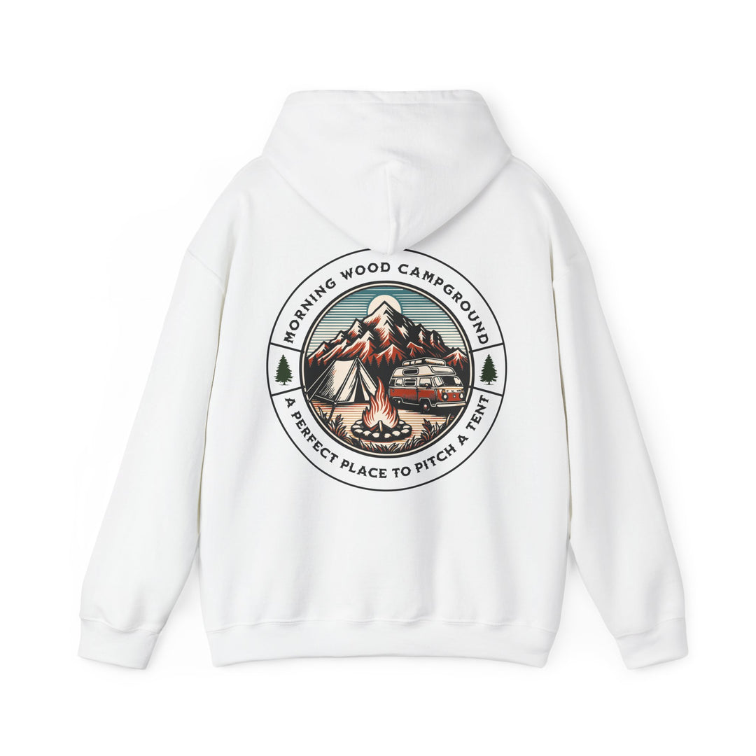 Morning Wood Campground - Unisex Heavy Blend™ Hooded Sweatshirt