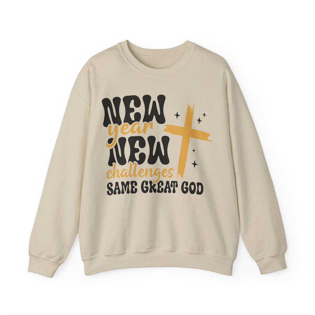 New Year Same Great God - Unisex Heavy Blend™ Crewneck Sweatshirt