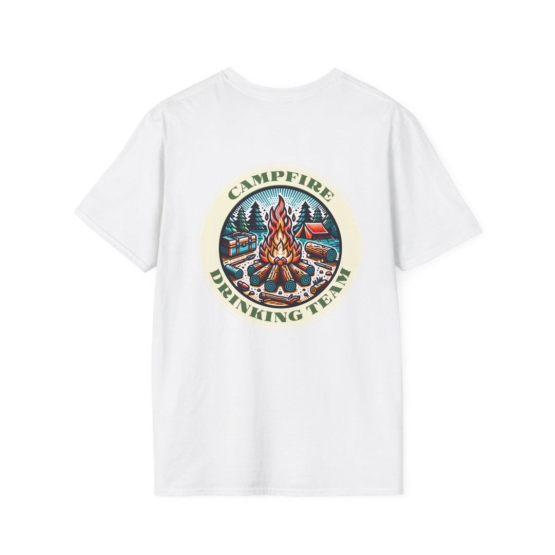 Campfire Drinking Team - Unisex Softstyle T-Shirt