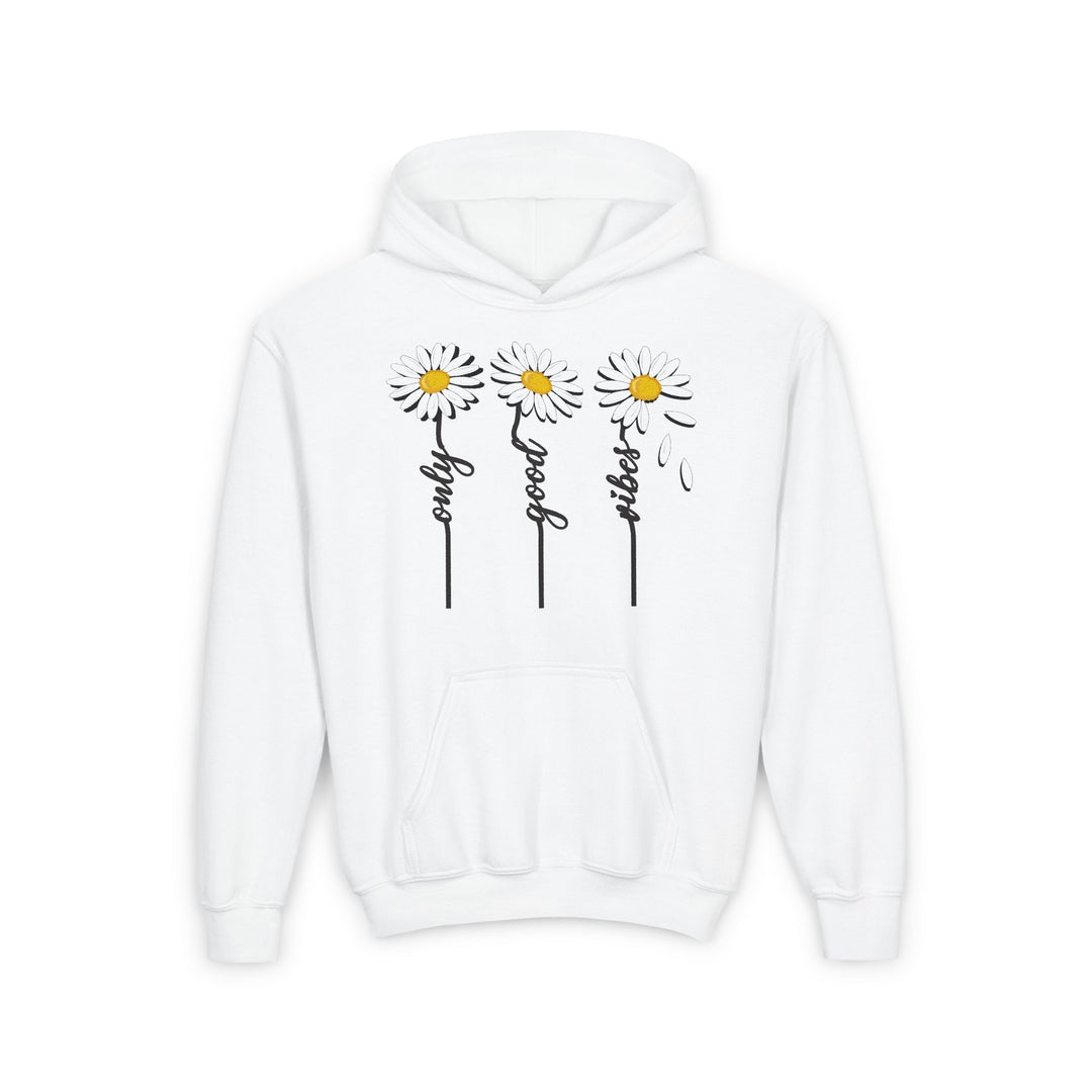 Only Good Vibes - Youth Heavy Blend Hooded Sweatshirt