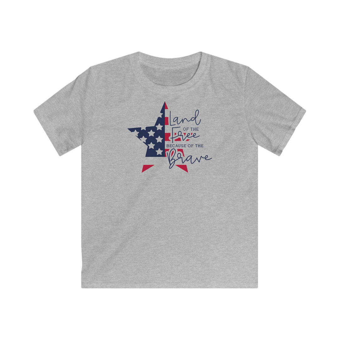 Land Of The Free - Kids Softstyle Tee