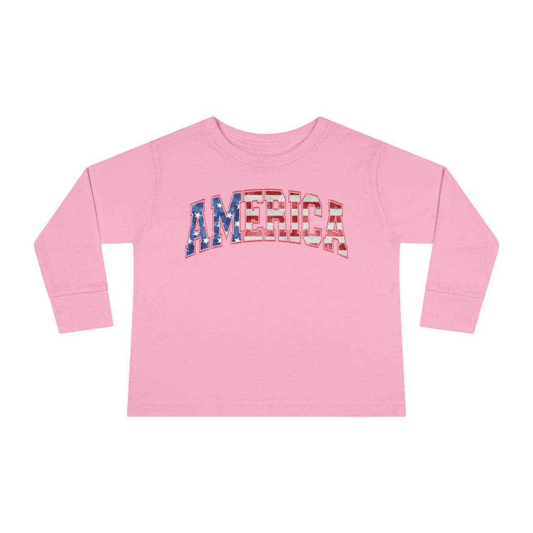America - Toddler Long Sleeve Tee