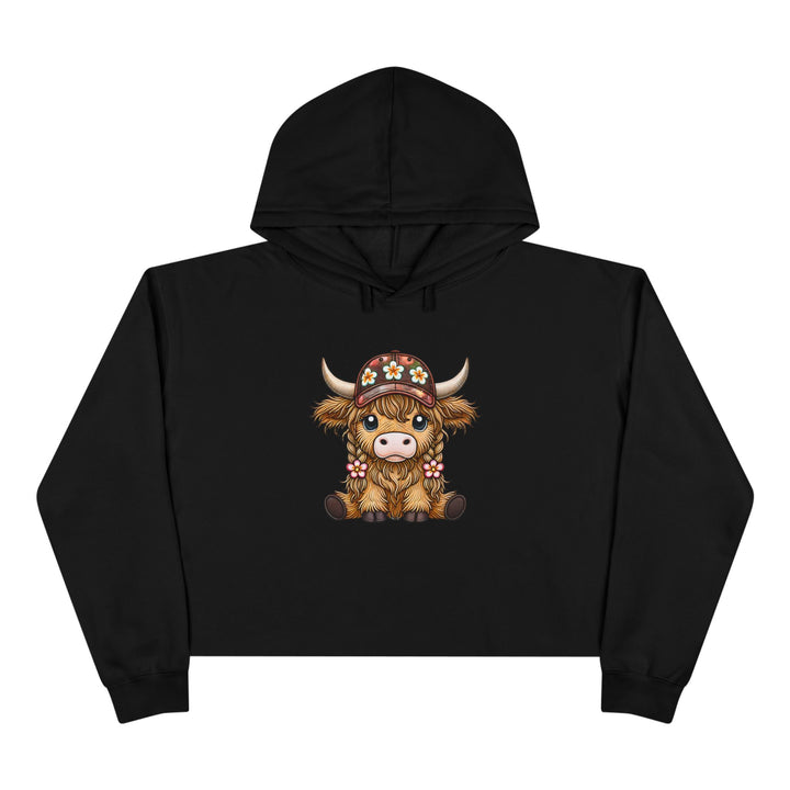 Summer Cow - Crop Hoodie