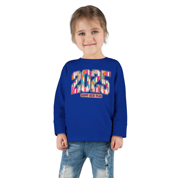 2025 Happy New Year - Toddler Long Sleeve Tee