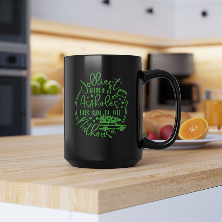 Jolliest Bunch - Black Mug (11oz, 15oz)