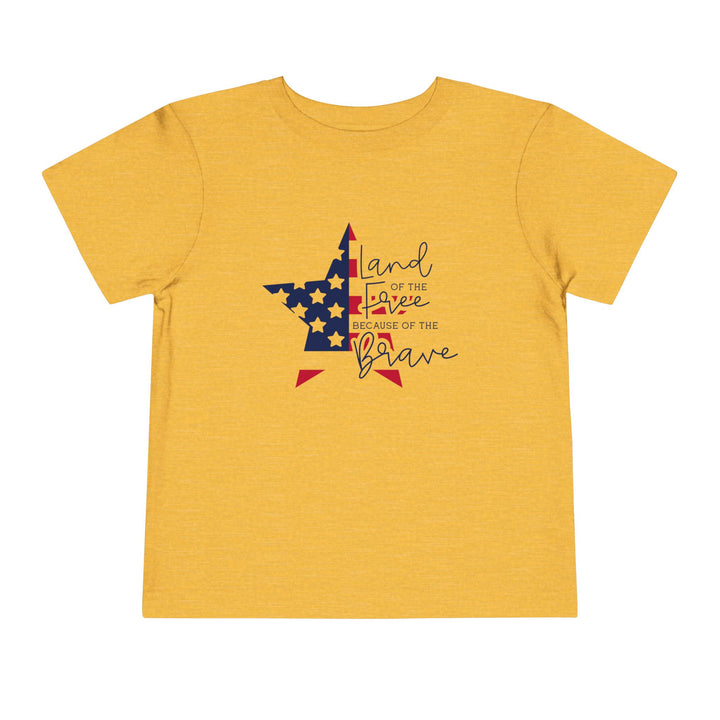 Land Of The Free - Toddler Short Sleeve Tee