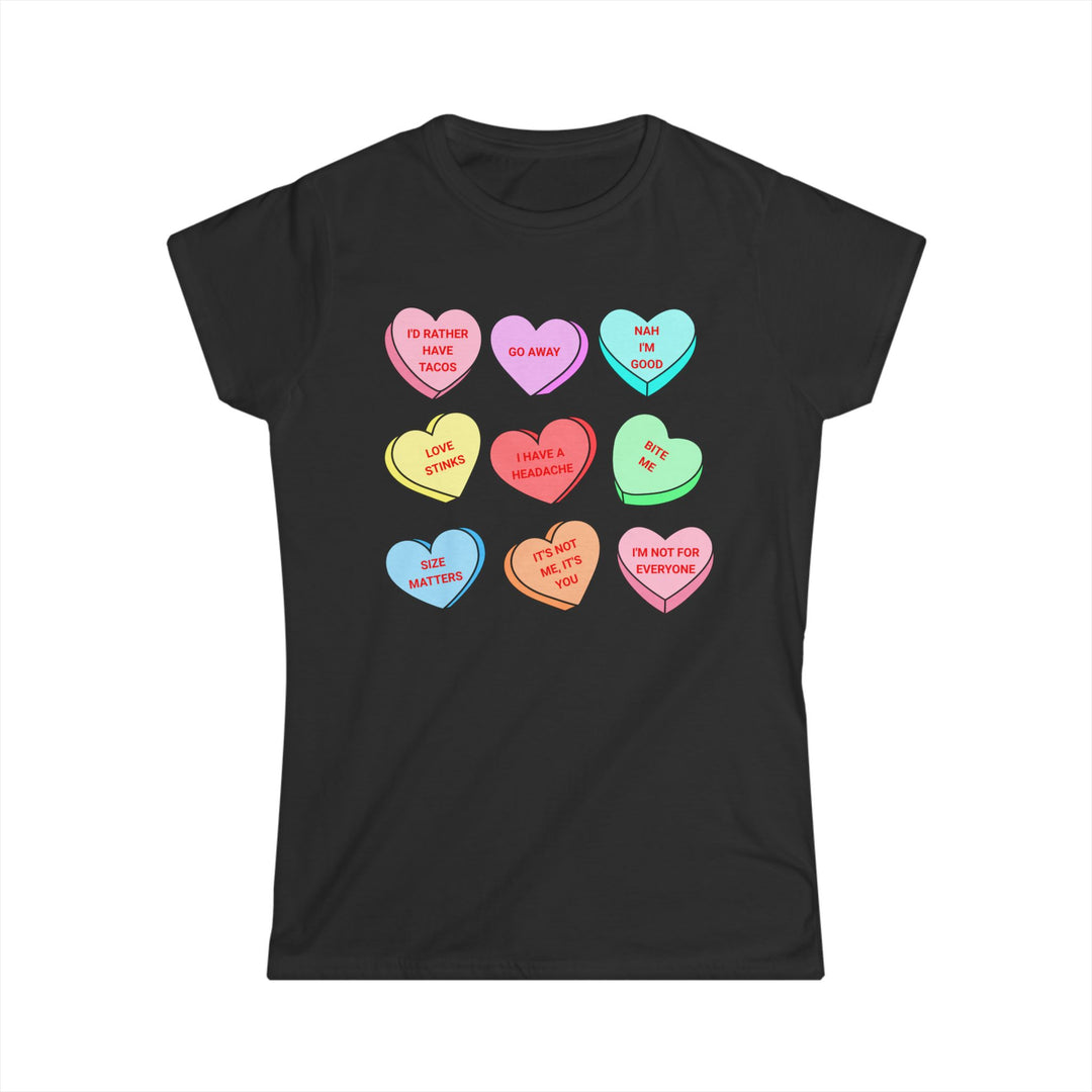 Conversation Hearts -Women's Softstyle Tee