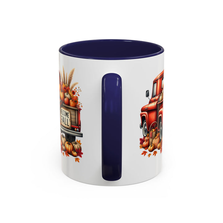 Welcome Fall - Accent Coffee Mug (11, 15oz)