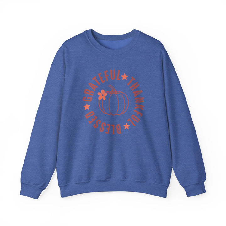Grateful Thankful Blessed - Unisex Heavy Blend™ Crewneck Sweatshirt
