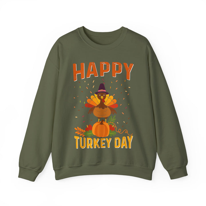 Happy Turkey Day - Unisex Heavy Blend™ Crewneck Sweatshirt