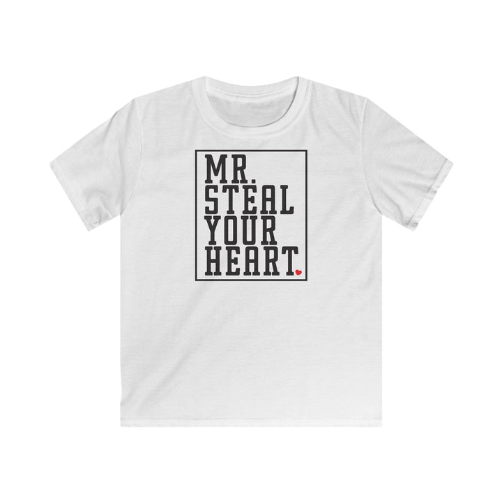 Mr. Steal Your Heart - Kids Softstyle Tee