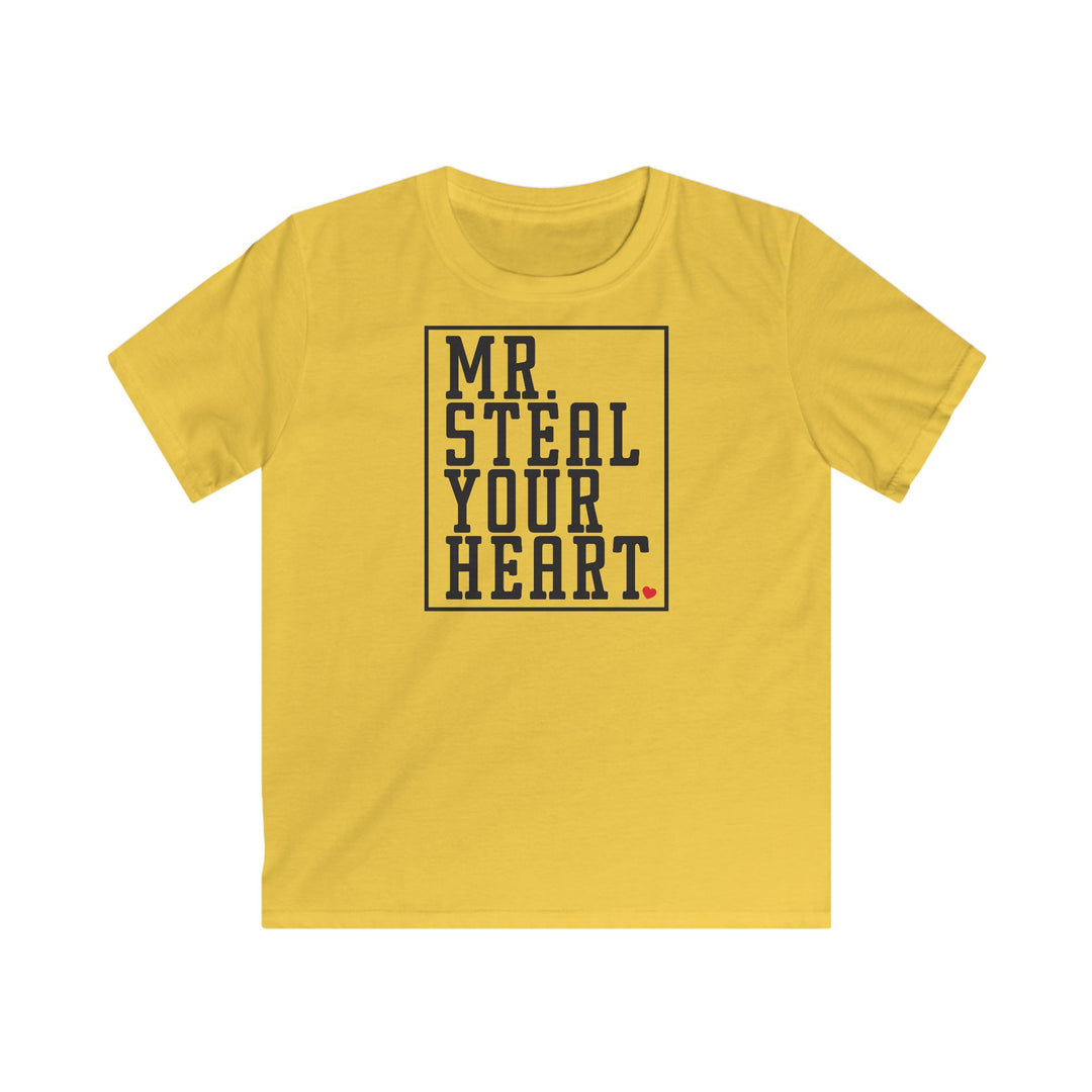 Mr. Steal Your Heart - Kids Softstyle Tee