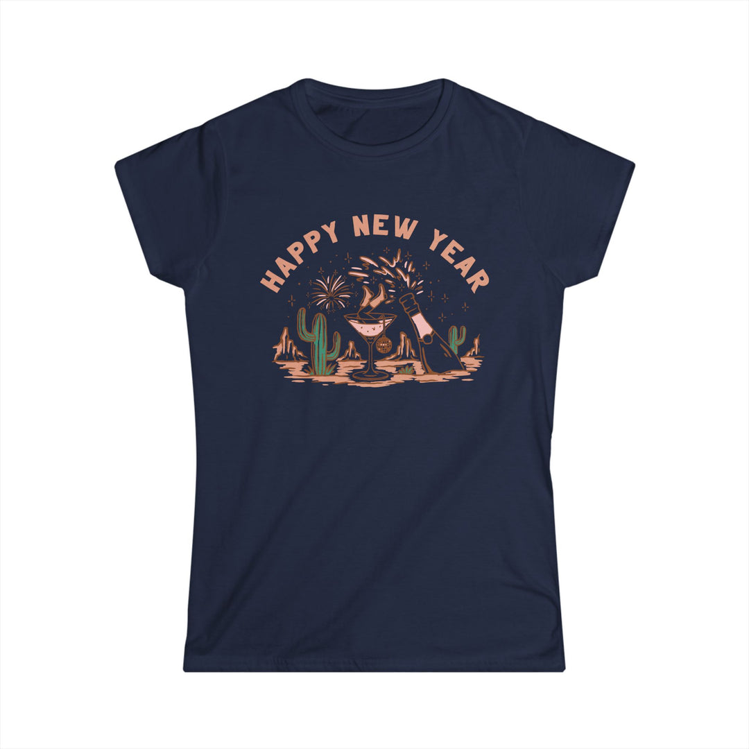 Happy New Year Desert - Women's Softstyle Tee