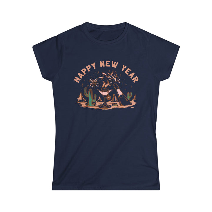 Happy New Year Desert - Women's Softstyle Tee