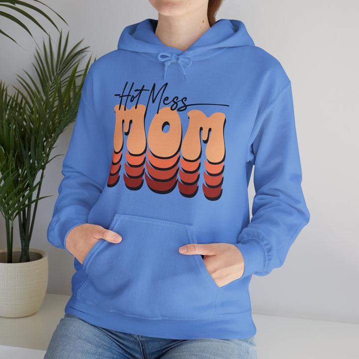 Hot Mess Mom - Unisex Heavy Blend™ Hooded Sweatshirt