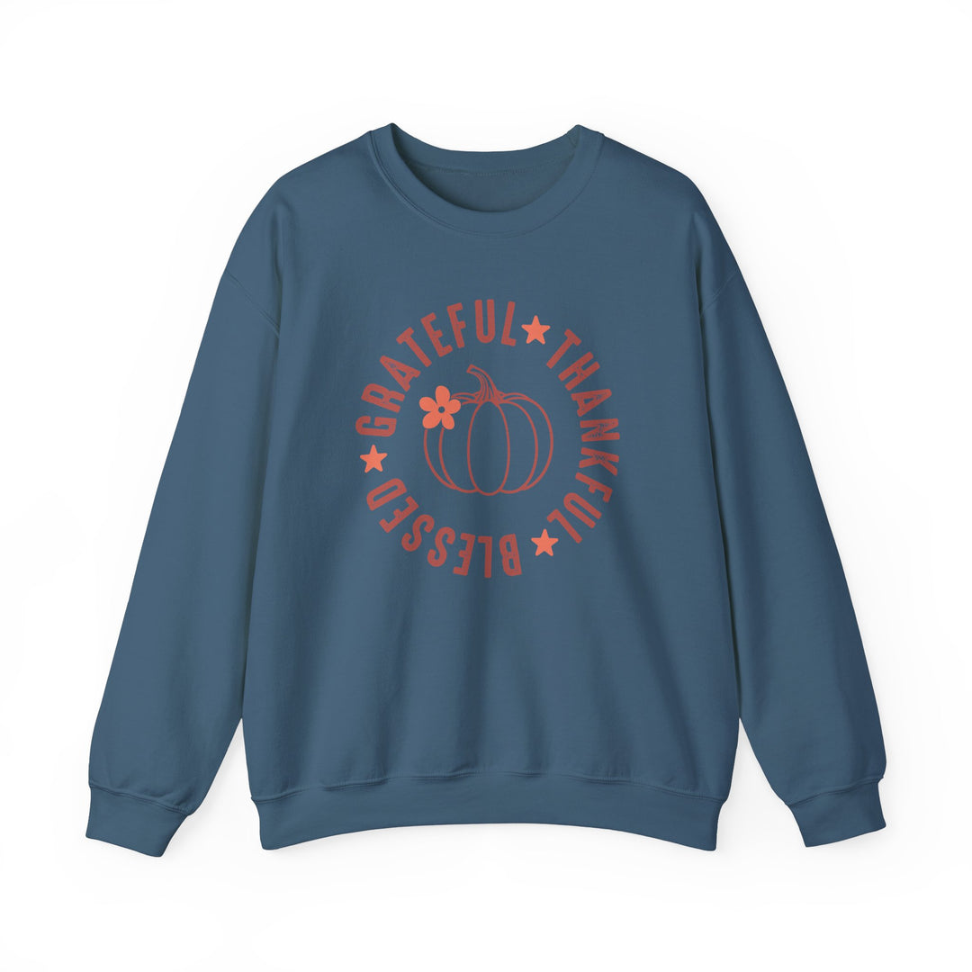 Grateful Thankful Blessed - Unisex Heavy Blend™ Crewneck Sweatshirt